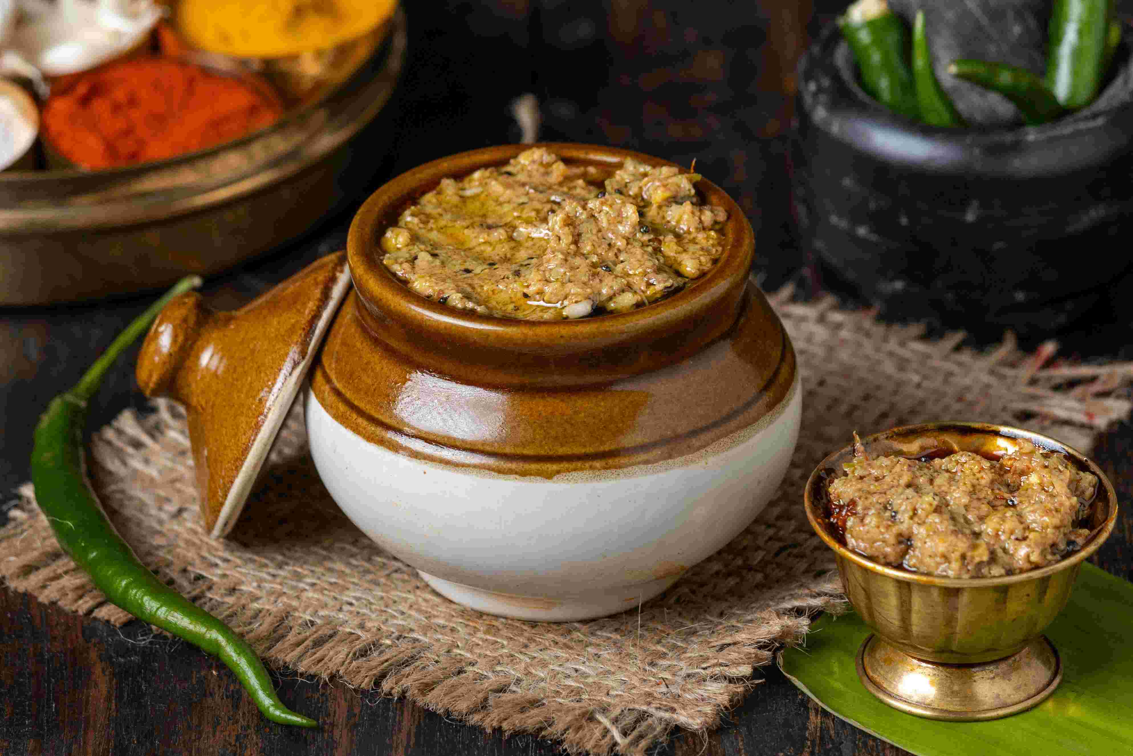 pachi mirchi pachadi